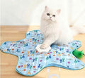 Interactive Cat Play Toy Mat 3-Style (Fish Duck Graffiti) | Motorized Pet Toy w/ 500-1200mAh Battery