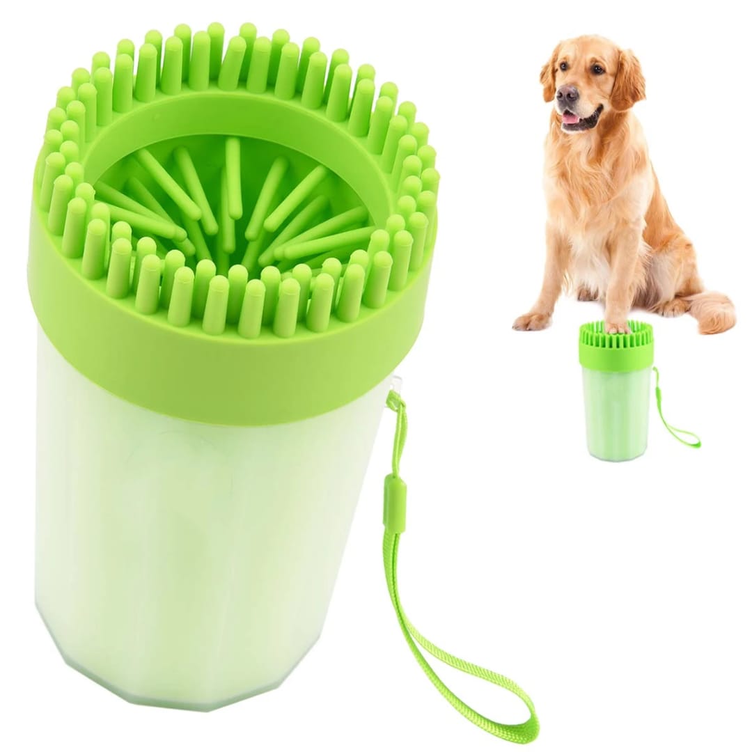 Pet Paw Cleaner Cup - Dog & Cat Foot Wash Brush