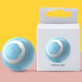 Interactive Automatic Rolling Cat Toy Ball | USB Rechargeable Smart Pet Ball with Obstacle Avoidance | Keep Cats Active & Entertained