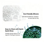 Spiral Maze Slow Feeder Bowl - Dogs & Cats Silicone Pet Dish