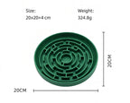 Spiral Maze Slow Feeder Bowl - Dogs & Cats Silicone Pet Dish