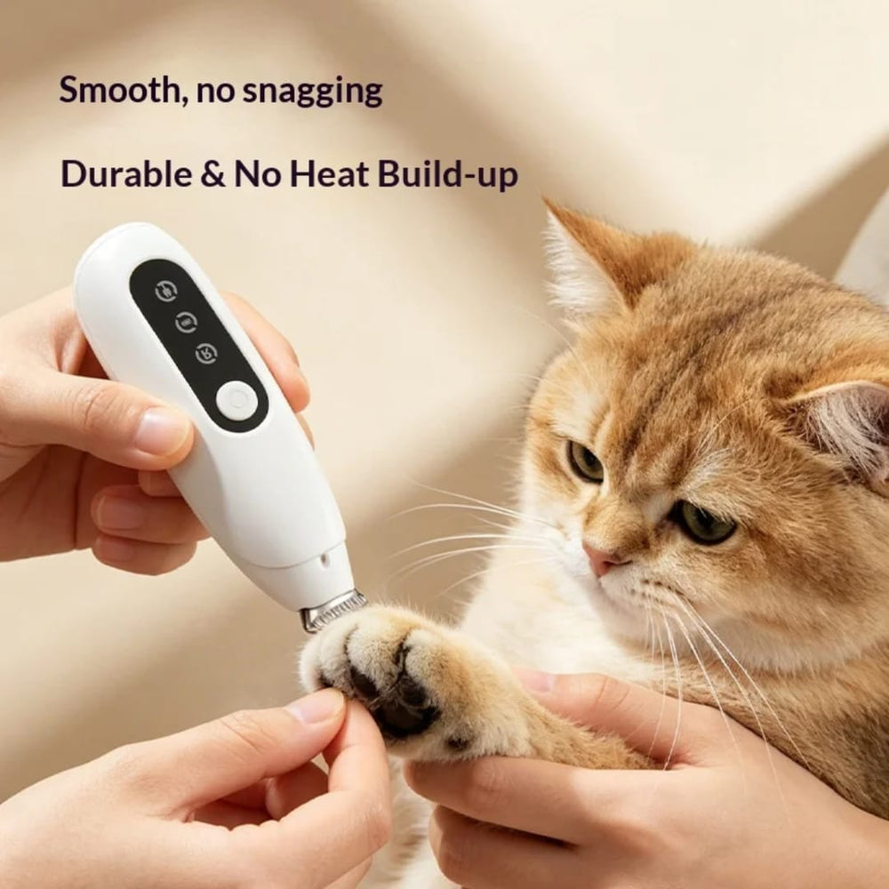 Professional Pet Grooming Clipper Set 3-Pack | Cordless Low-Noise Dog & Cat Paw Hair Trimmer | Safe Pain-Free Grooming Tool for Sensitive Skin