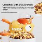 Cute Duck-Shaped Slow Feed Pet Bowl | Anti-Choking Dog & Cat Feeder with Interactive Food Puzzle Design