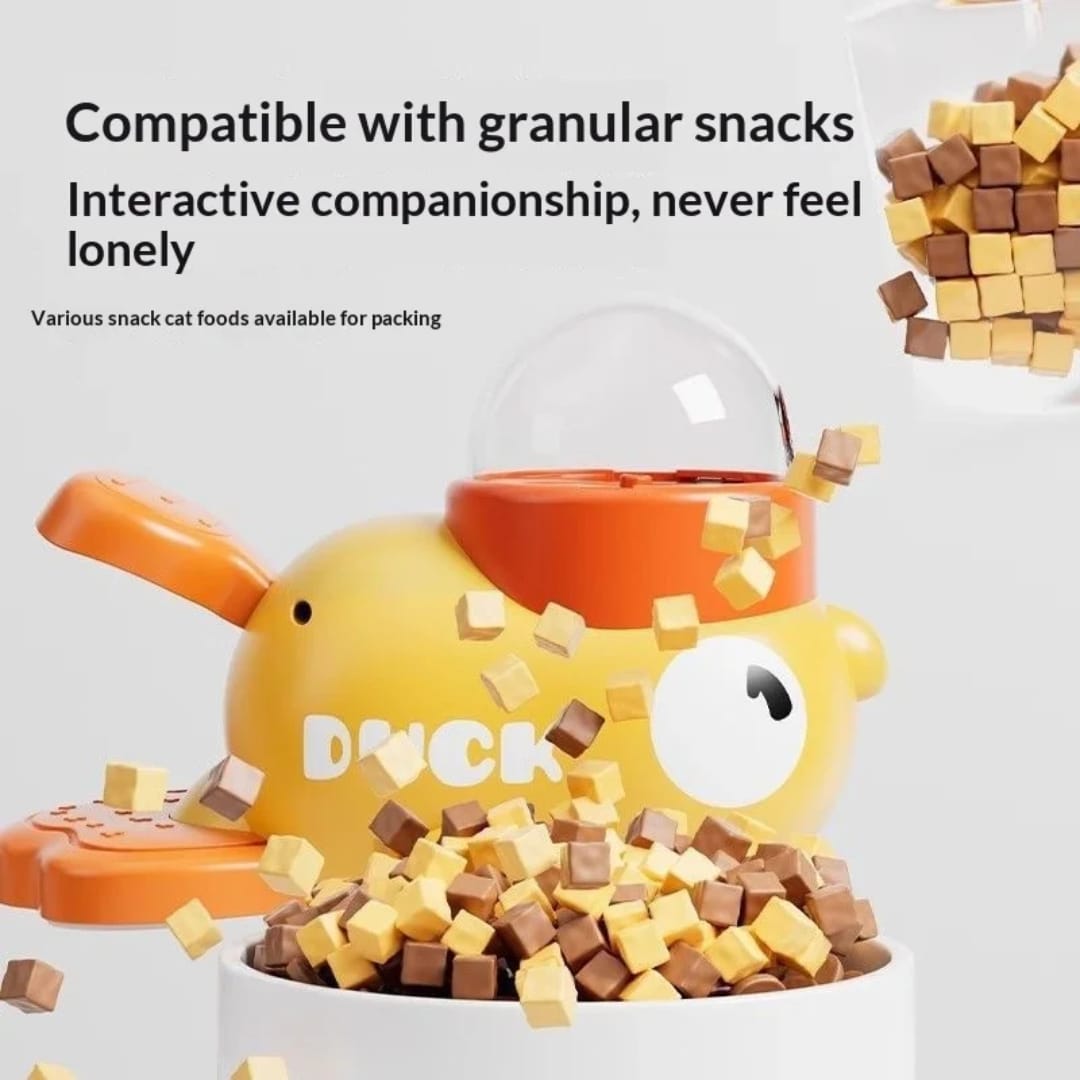 Cute Duck-Shaped Slow Feed Pet Bowl | Anti-Choking Dog & Cat Feeder with Interactive Food Puzzle Design