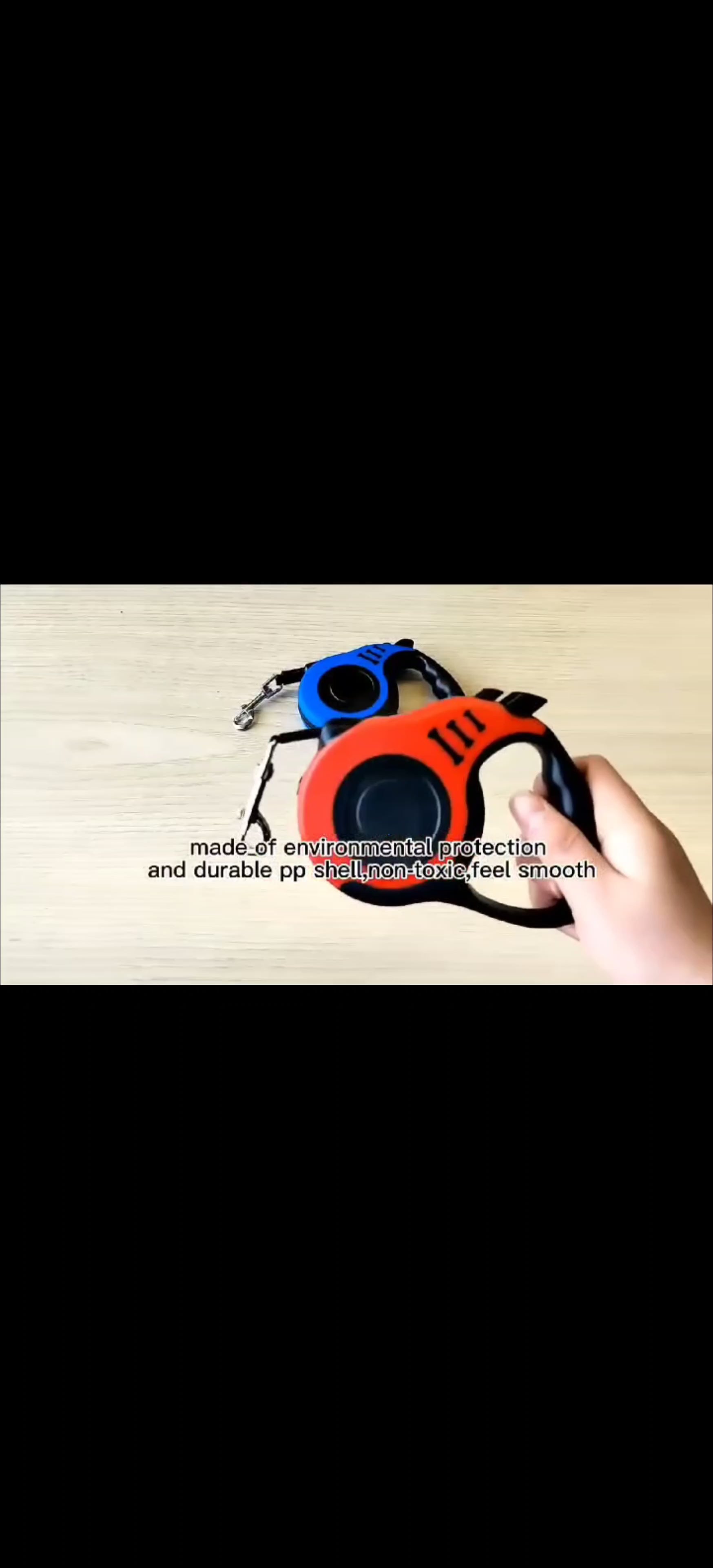 16FT Retractable Dog Leash with Non-Slip Handle