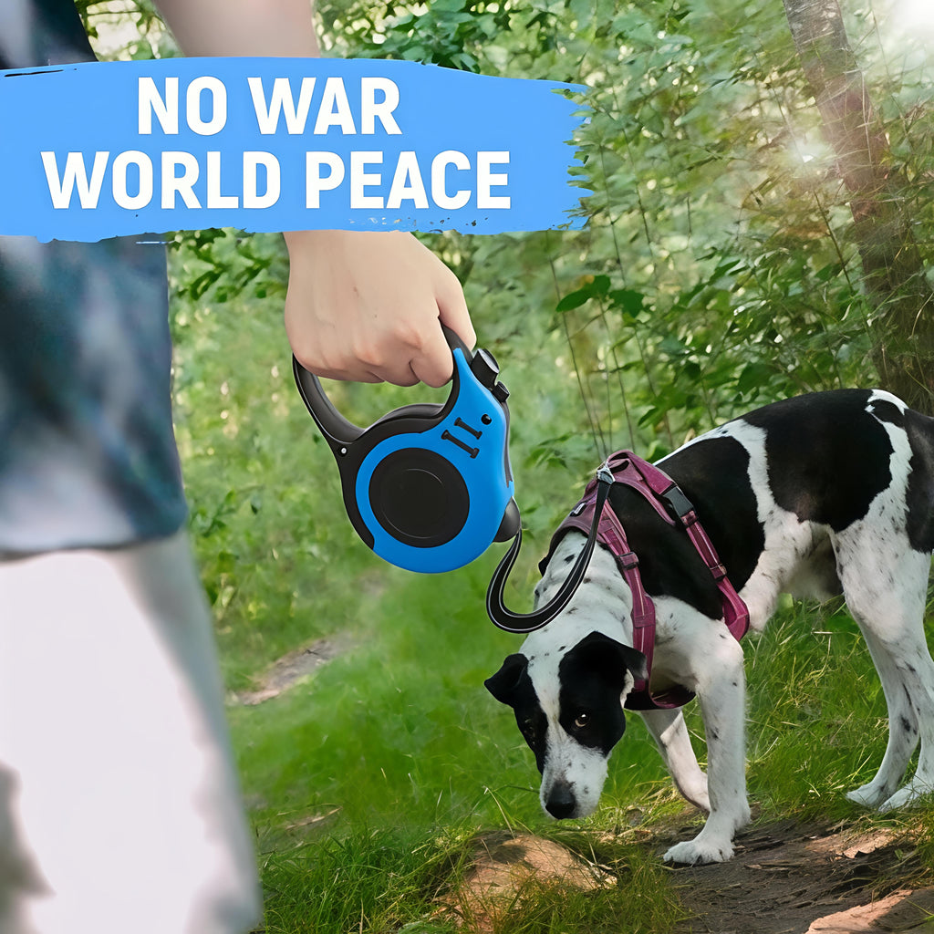16FT Retractable Dog Leash with Non-Slip Handle