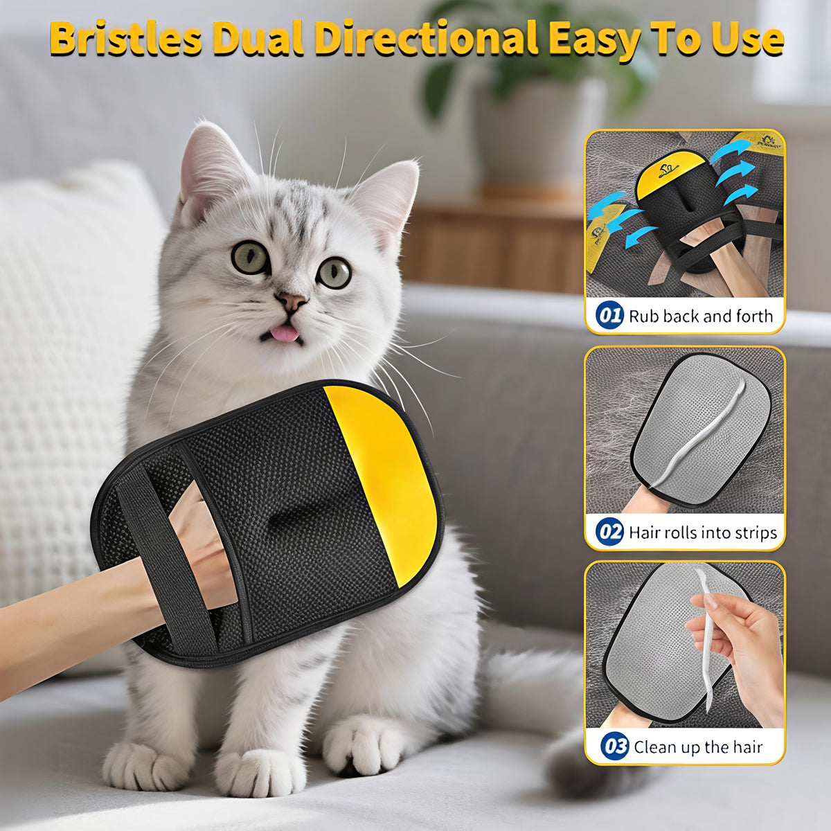 Reusable Pet Hair Removal Glove